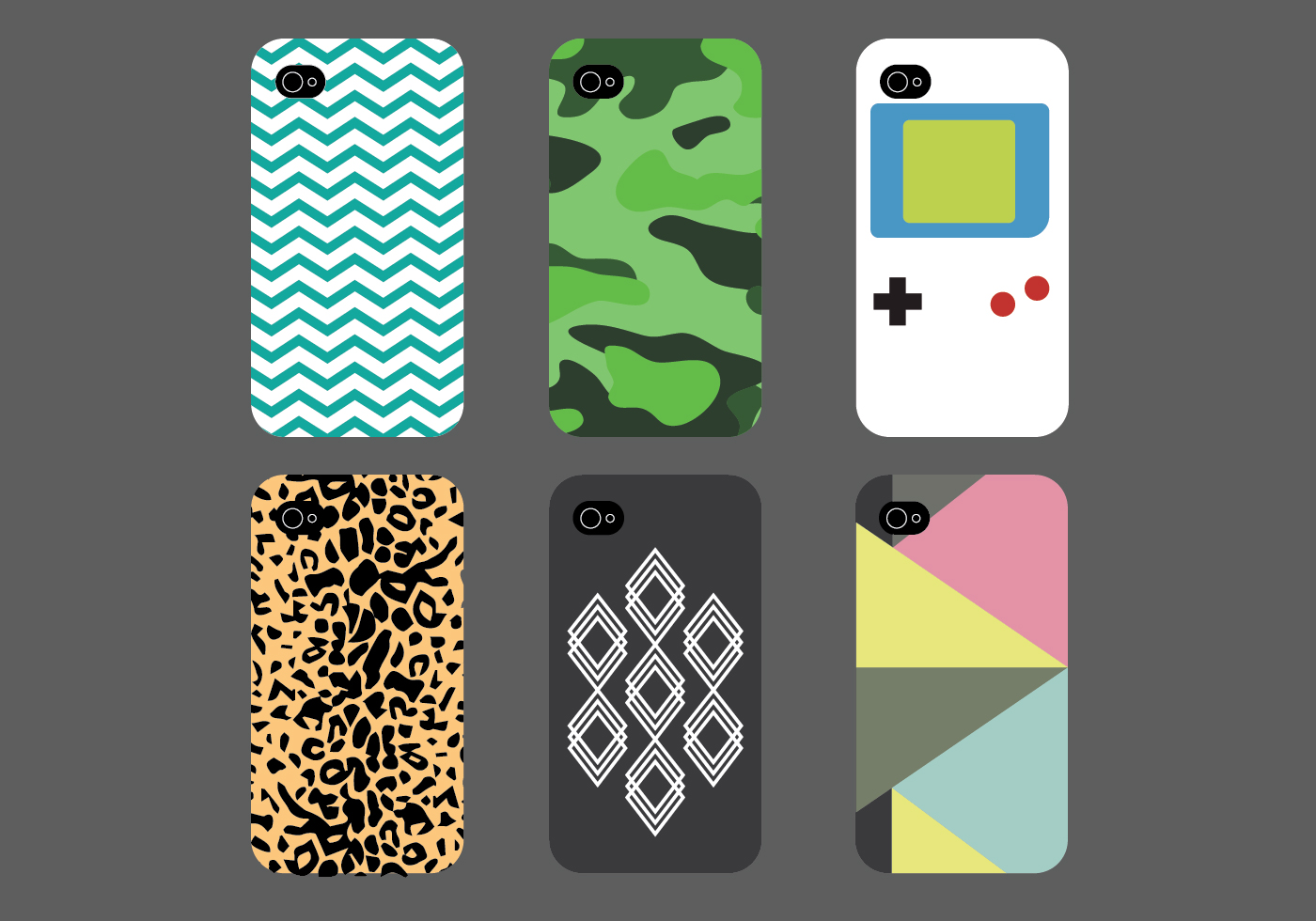 Phone Case Pack Download Free Vector Art, Stock Graphics & Images