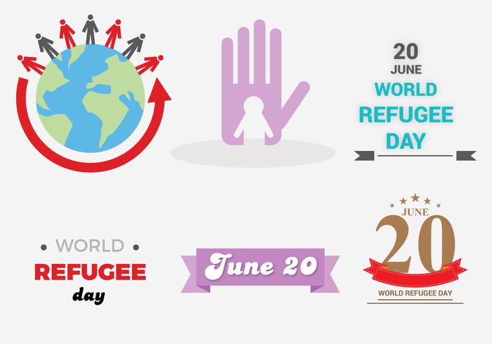 Free Refugee Day Vector