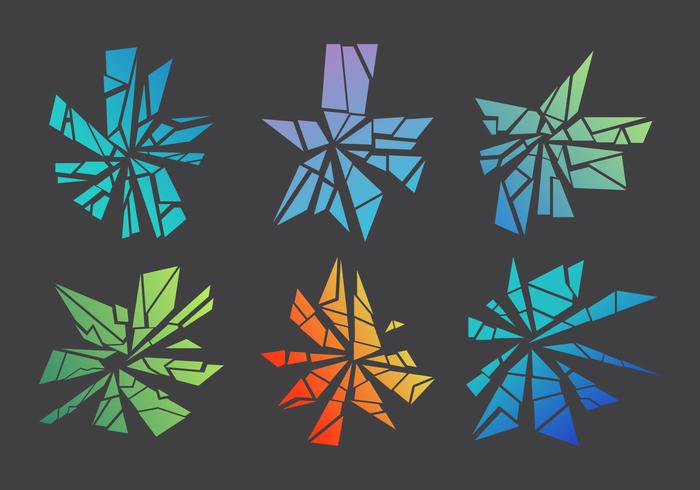 Free Shattered and Broken Glass 4 vector