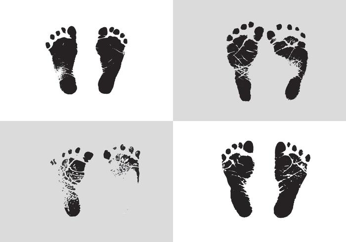 Download Baby Footprints - Download Free Vector Art, Stock Graphics ...