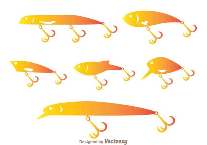 Cebo de pesca vector