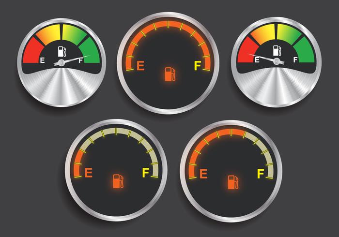 Vectores indicadores de combustible