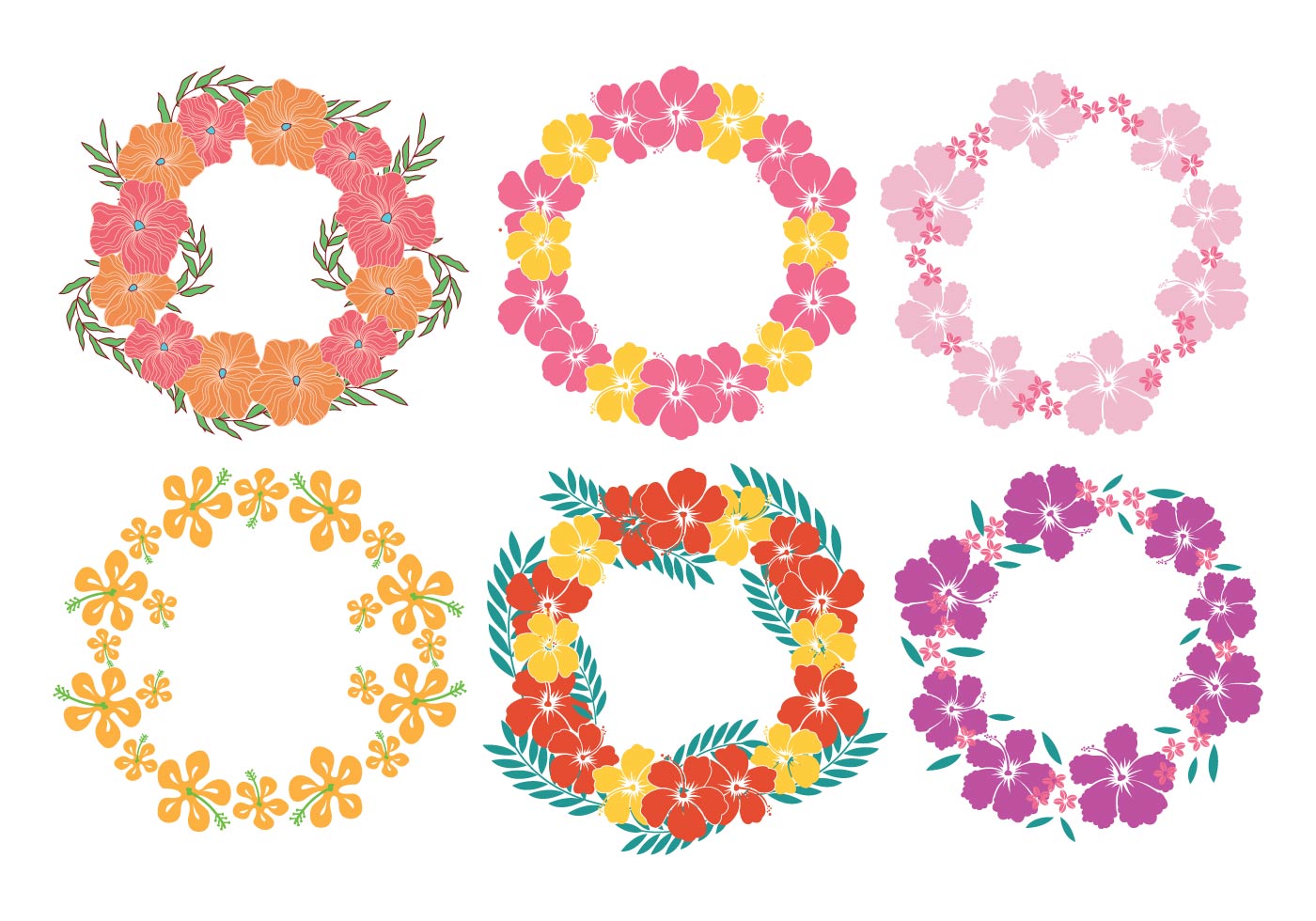 Download Hawaiian Lei Vectors - Download Free Vectors, Clipart ...