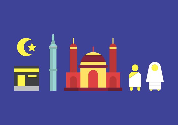 Free Makkah Vector Illustration #2 Free Makkah Vector Illustration #2