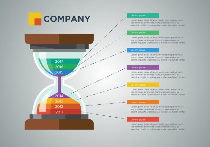 Milestone Infographic Design vector