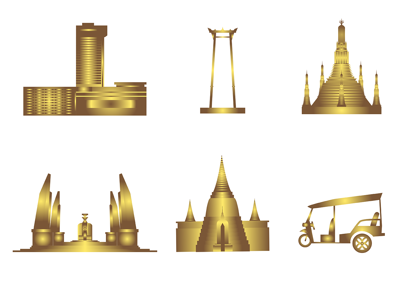 Free Bangkok Vector Download Free Vector Art, Stock Graphics & Images