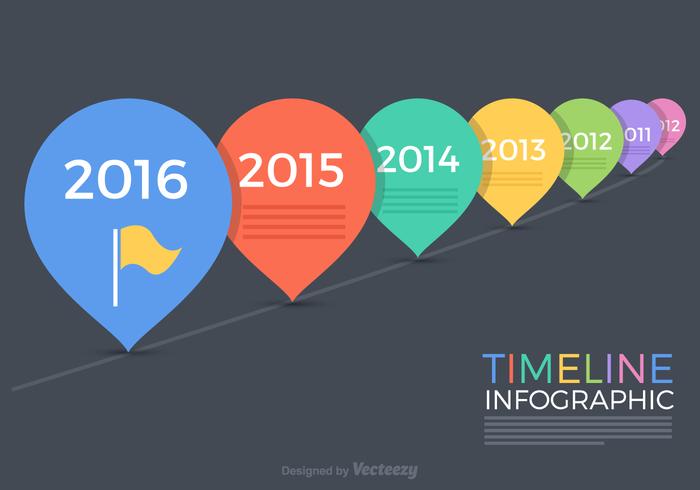Timeline Infographic Vector