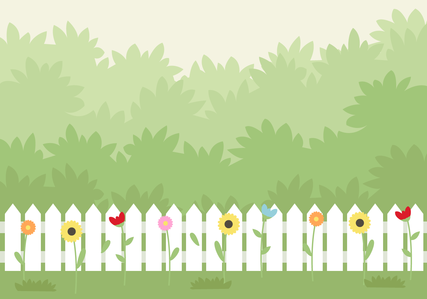 garden vector clipart - photo #3