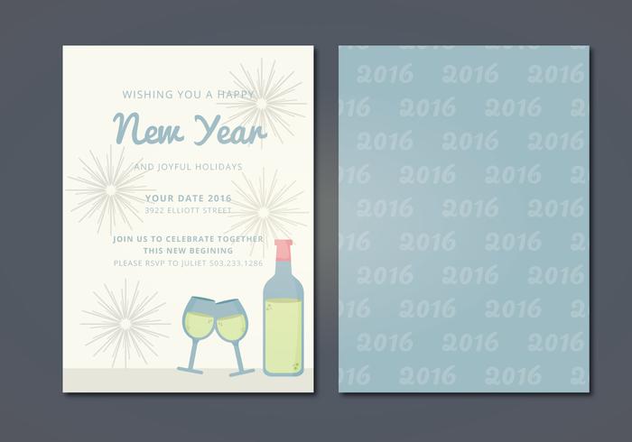 Vector New Year Card