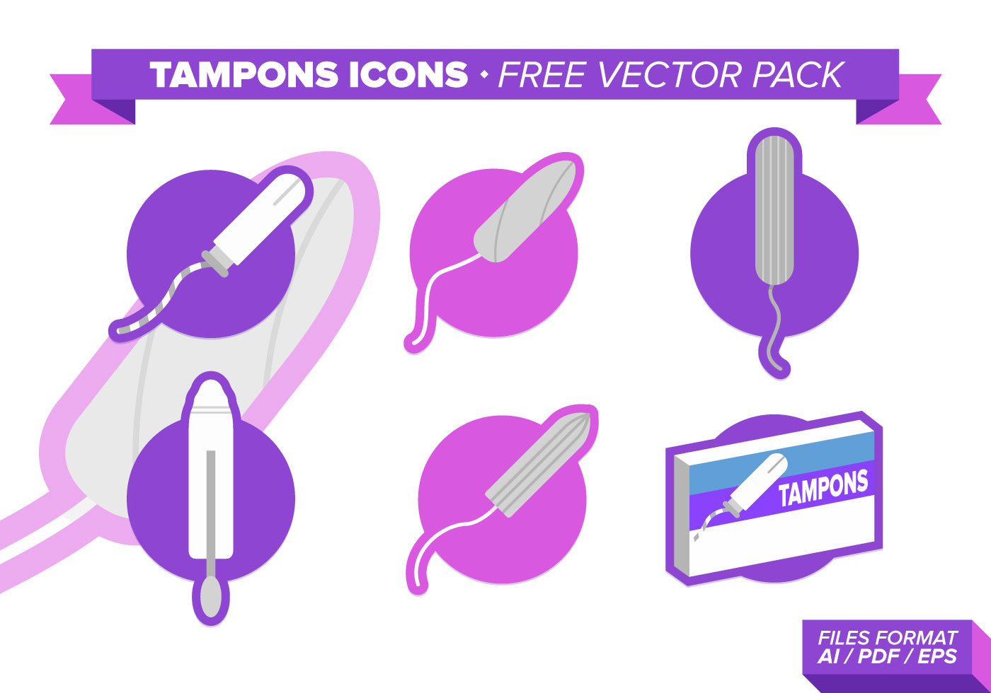 Tampons Icons Free Vector Pack Download Free Vectors, Clipart