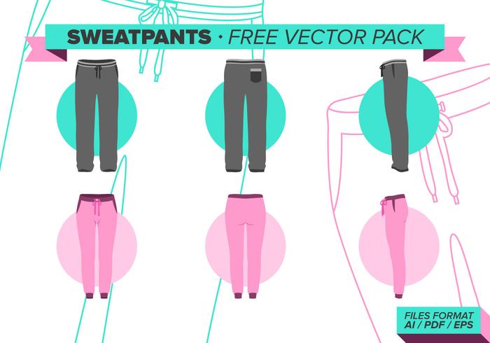Sweatpants Free Vector Pack Sweatpants Free Vector Pack