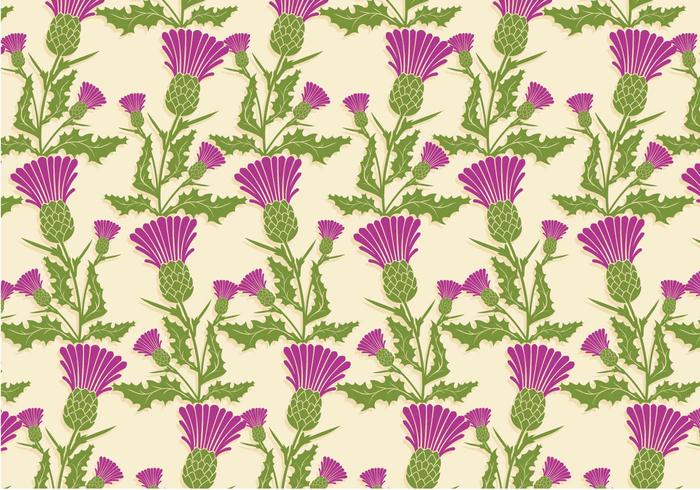 Thistle Pattern Vector