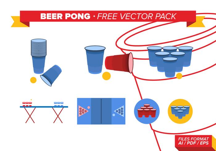 Beer Pong Free Vector Pack Beer Pong Free Vector Pack