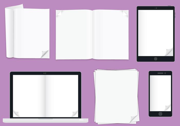 Flip Pages vector