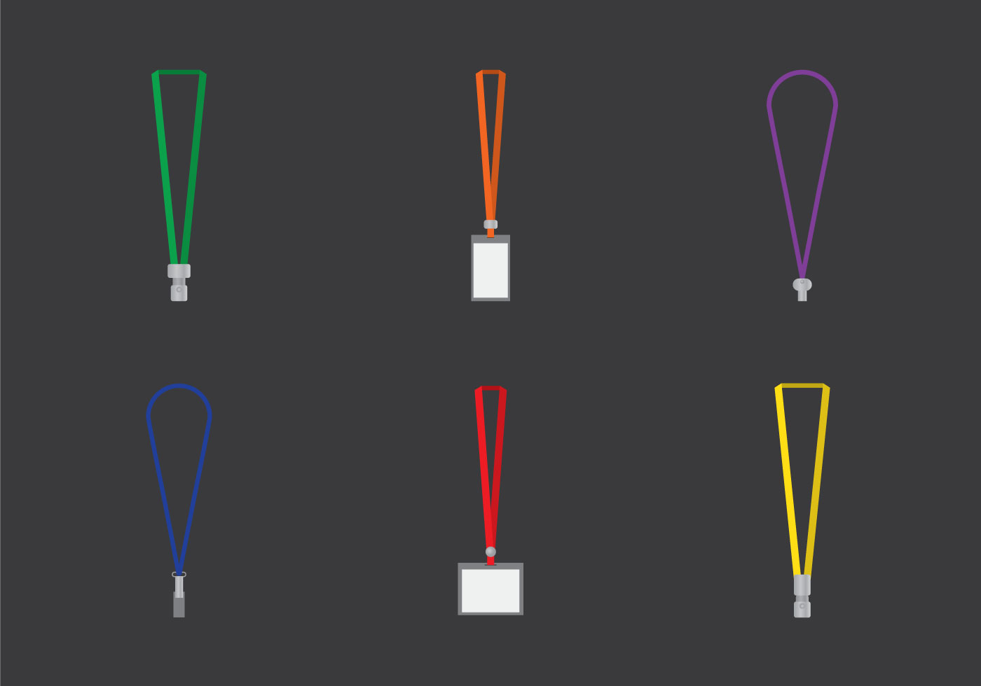 Free Lanyard Vector Illustration 101657 Vector Art at Vecteezy