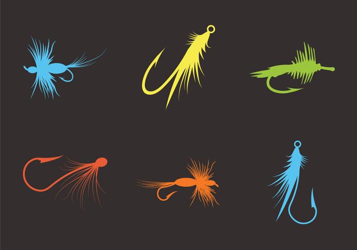 Download Free Fly Fishing Vector Silhouettes 101671 Vector Art at Vecteezy