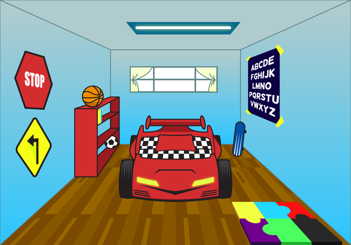 Free Kids Room Vector