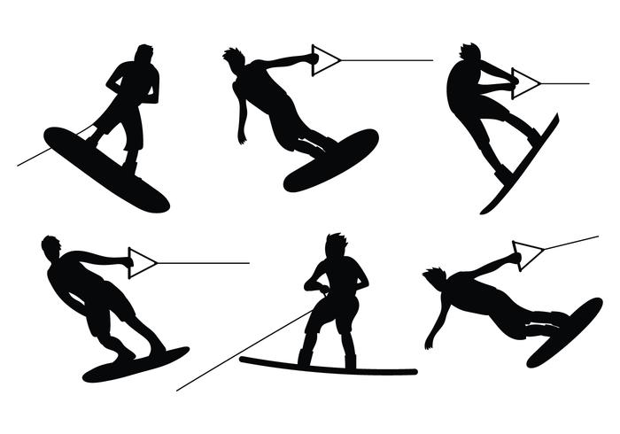 Wakeboarding Vector