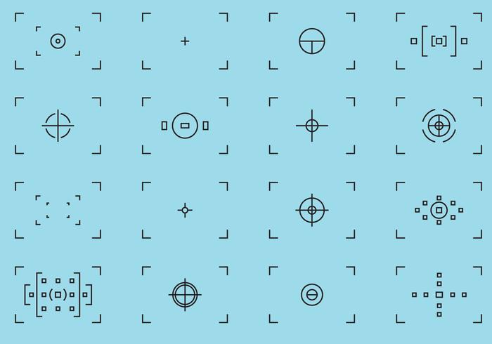 Camera Viewfinders vector