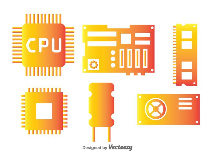 Computer Hardware Component vector