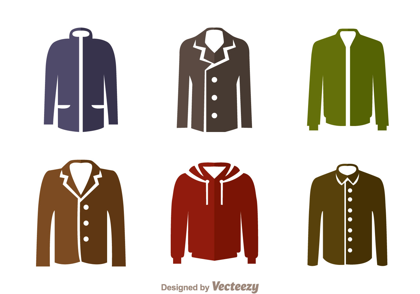 Jacket Flat Icons Download Free Vectors Clipart 