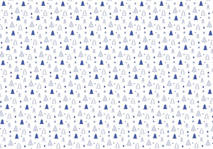 Christmas icons pattern background vector