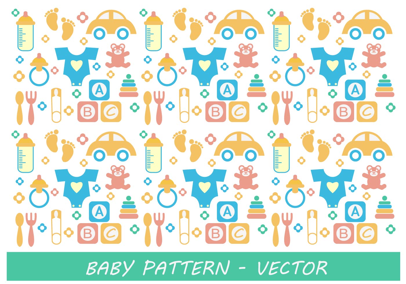 Download Baby Pattern Vector - Download Free Vector Art, Stock Graphics & Images