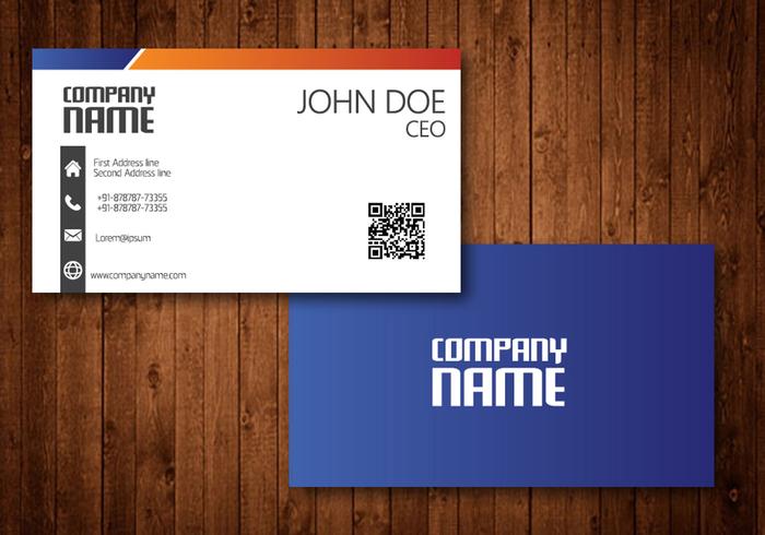 Vector abstract creative business cards