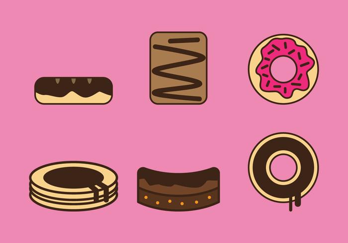 Libre Brownie Vector Iconos # 3