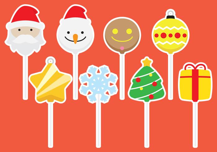 Chhristmas Cake Pops vector