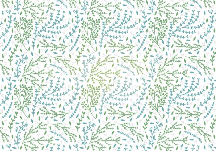 Botanical Vector Seamless Pattern 