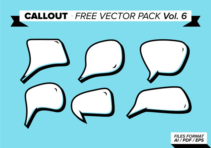 Callout Free Vector Pack Vol. 6 Callout Free Vector Pack Vol. 6