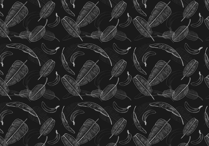 Banana leaf pattern vector Banana leaf pattern vector