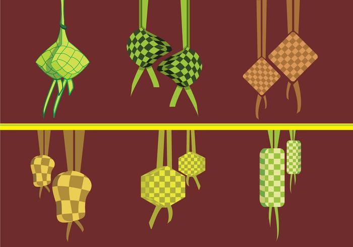 Ketupat Lebaran vector