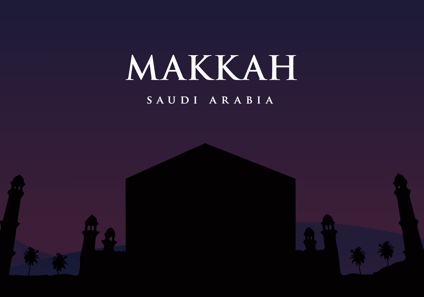 Makkah Vector - Download Free Vector Art, Stock Graphics 