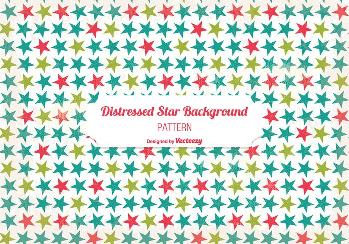 Old Distressed Star Background vector