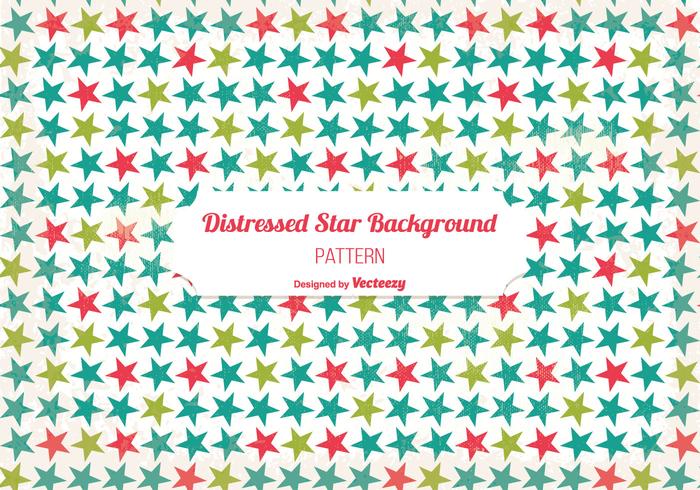 Old Distressed Star Background vector