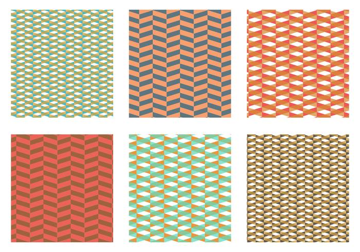 Herringbone patrón de color naranja vector