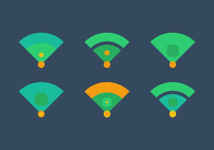 Free Baseball Vector Icon Illustrations 2