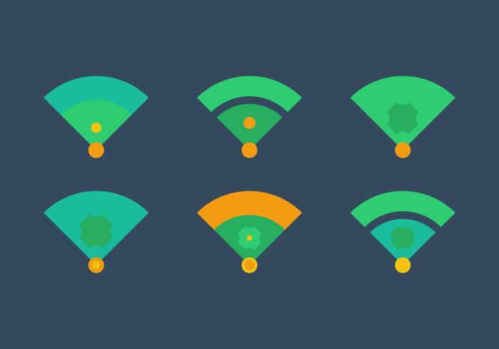 Free Baseball Vector Icon Illustrations #2