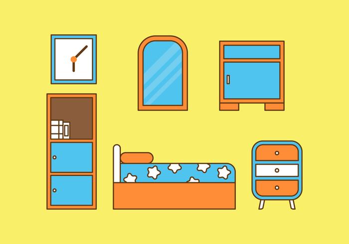 Free Kids Room Vector Icons 7