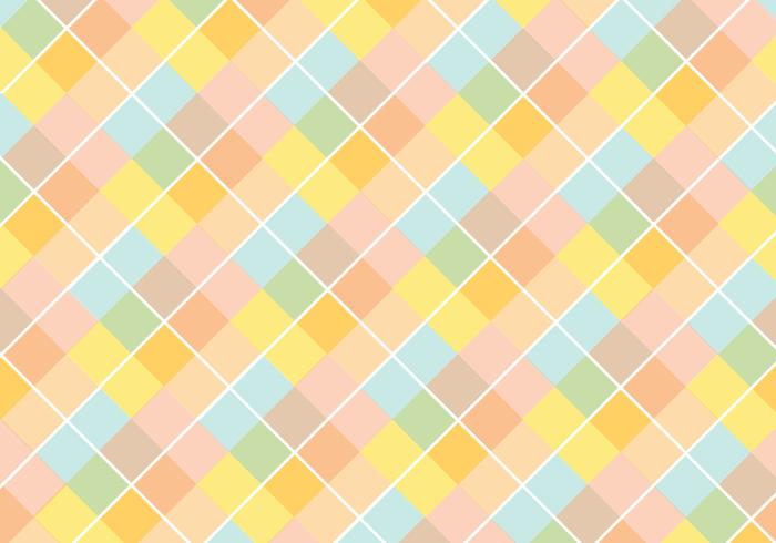 Pastel Diamond Pattern Vector