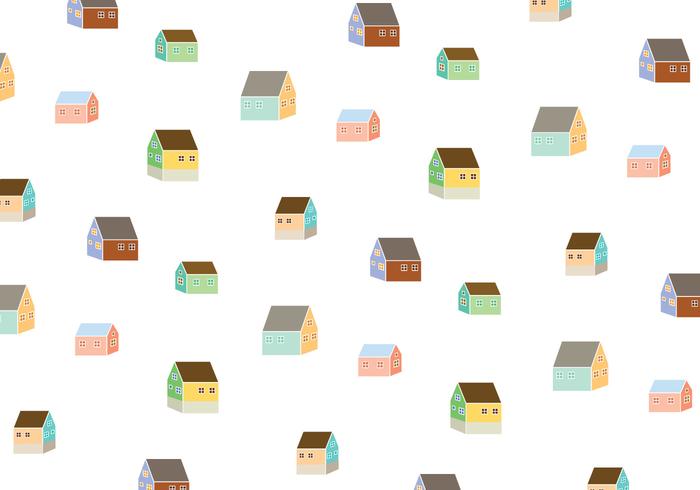 House Pattern Background vector