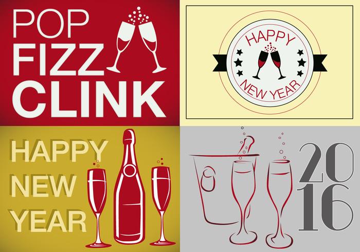 Free Multiple New Years Vector