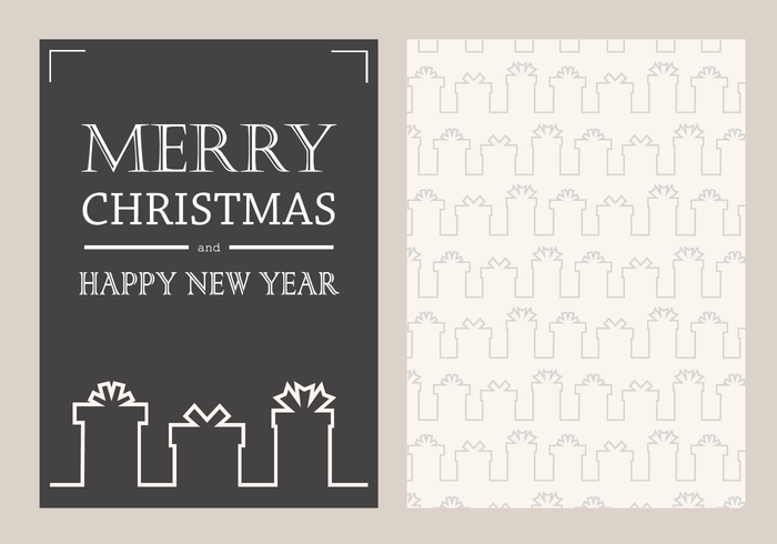 Free Christmas Card Vector Free Christmas Card Vector