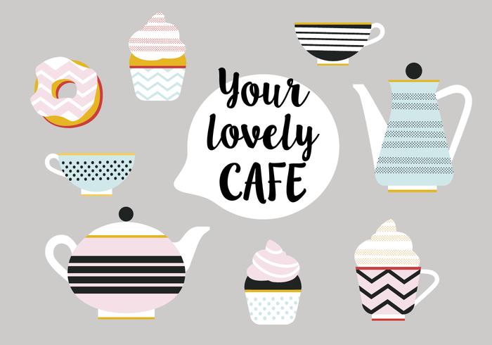 Set of Tea Vector Icons