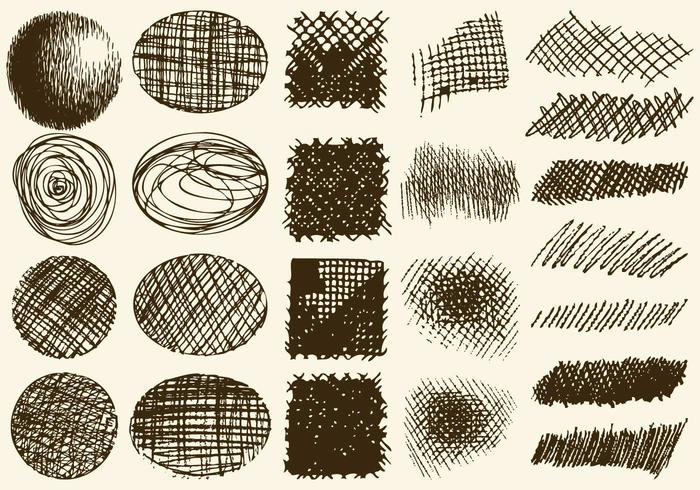 Crosshatch vectores