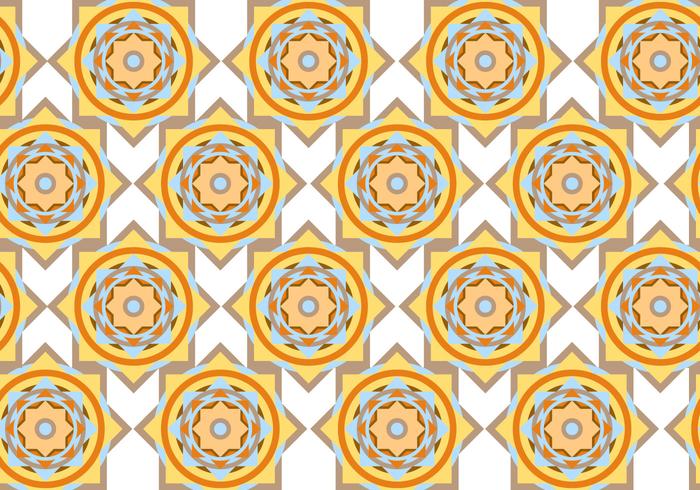Abstract Circle Geometric Pattern Vector
