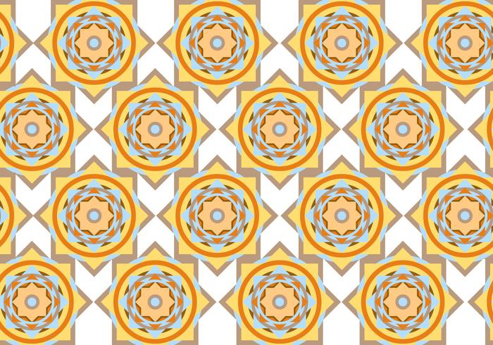 Abstract Circle Geometric Pattern Vector