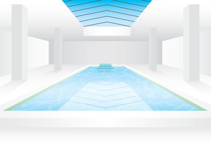 Piscina interior vector